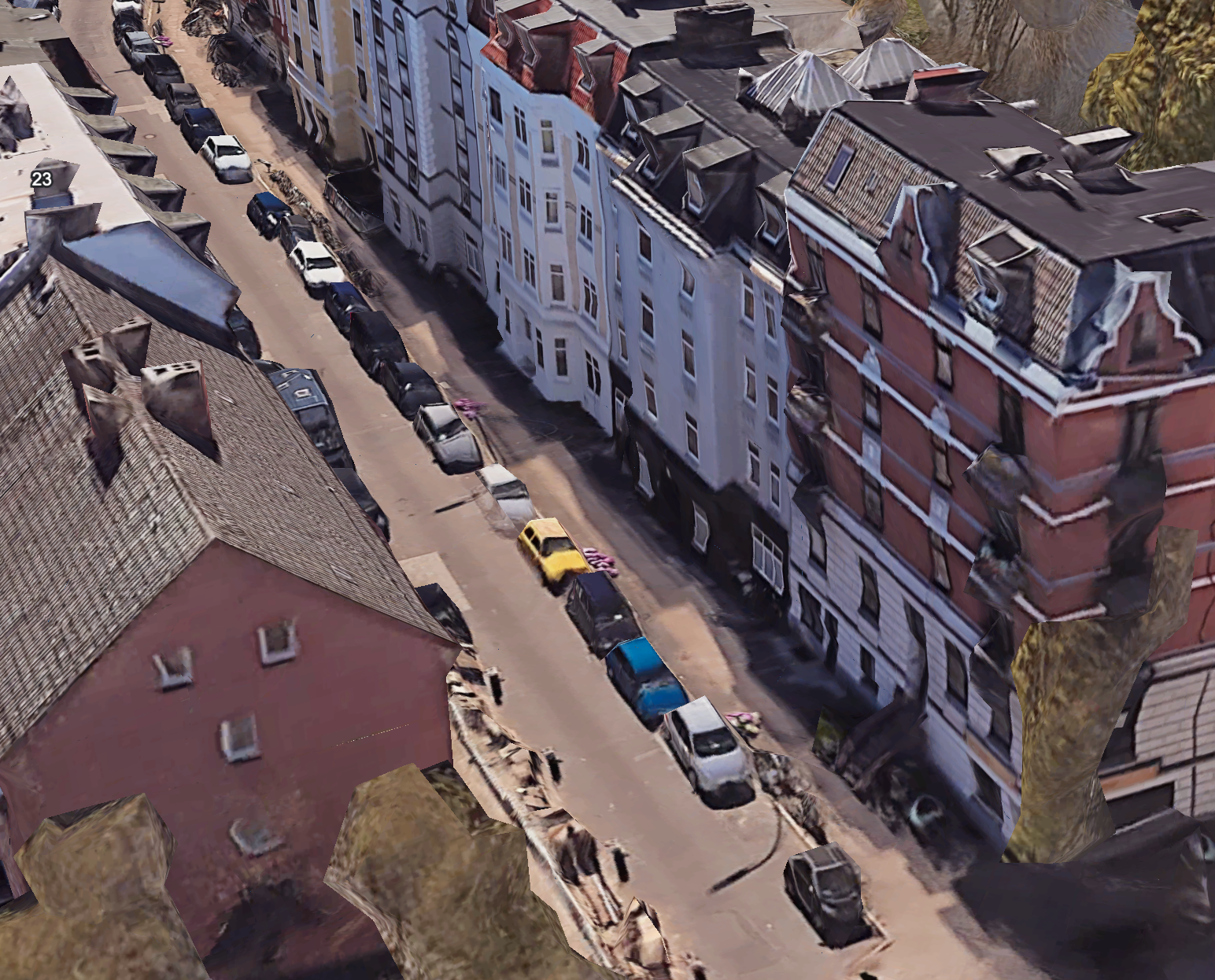 Aerial view of Eimsbüttel